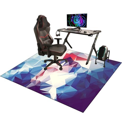 Gaming Bodenmatte 150 x 180 cm Bodenschutzmatte Bürostuhl Gaming Stuhl Unterlage Schutzmatte für Hartböden, Bodenschutzmatte Bürostuhl Unterlage für Parkett, Unterlage Schreibtischstuhl für laminat von YosetomhLvey