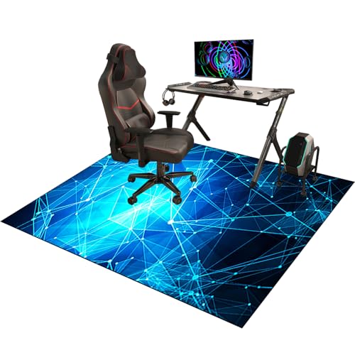 Gaming Bodenmatte 160 x 200 cm Bodenschutzmatte Bürostuhl Gaming Stuhl Unterlage Schutzmatte für Hartböden, Bodenschutzmatte Bürostuhl Unterlage für Parkett, Unterlage Schreibtischstuhl für laminat von YosetomhLvey