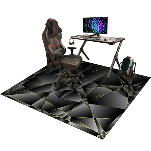 Gaming Bodenmatte 160 x 200 cm Bodenschutzmatte Bürostuhl Gaming Stuhl Unterlage Schutzmatte für Hartböden, Bodenschutzmatte Bürostuhl Unterlage für Parkett, Unterlage Schreibtischstuhl für laminat von YosetomhLvey
