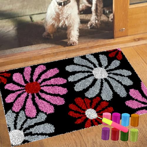 Knüpfteppich Zum Selber knüpfen, Knüpfsets Latch Hook Kit Selbst Knüpfen Set für Kinder und Erwachsene, Kreuzstich Stickerei DIY Set, Knüpfhaken Teppich Handarbeit Teppich Making Kits 38 x 52 cm Knüpfteppich Zum Selber knüpfen, Knüpfsets Latch Hook Kit Selbst Knüpfen Set für Kinder und Erwachsene, Kreuzstich Stickerei DIY Set, Knüpfhaken Teppich Handarbeit Teppich Making Kits 38 x 52 cm von YosetomhLvey