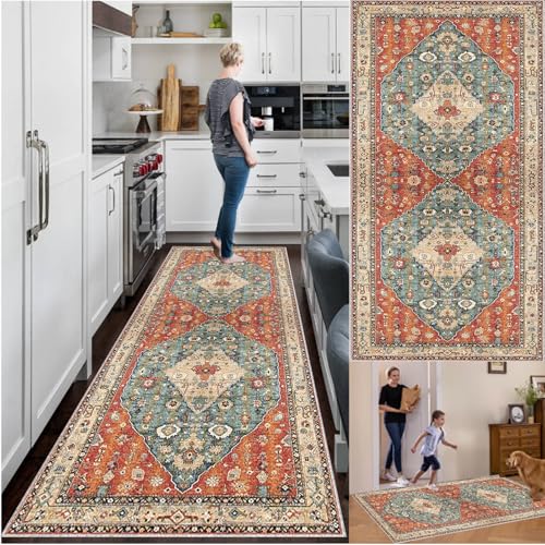 Küchenteppich rutschfest Waschbar Teppich Läufer Flur Küchen Teppiche Läufer Fußmatte Lang Flurläufer Teppichläufer Flur Läufer für Eingang Küche Schlafzimmer Wohnzimmer Runner Rug 60 x 260 cm Küchenteppich rutschfest Waschbar Teppich Läufer Flur Küchen Teppiche Läufer Fußmatte Lang Flurläufer Teppichläufer Flur Läufer für Eingang Küche Schlafzimmer Wohnzimmer Runner Rug 60 x 260 cm von YosetomhLvey