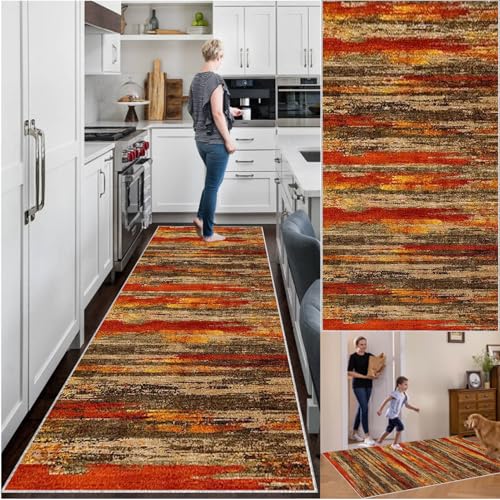 Küchenteppich rutschfest Waschbar Teppich Läufer Flur Küchen Teppiche Läufer Fußmatte Lang Flurläufer Teppichläufer Flur Läufer für Eingang Küche Schlafzimmer Wohnzimmer Runner Rug 80 x 480 cm Küchenteppich rutschfest Waschbar Teppich Läufer Flur Küchen Teppiche Läufer Fußmatte Lang Flurläufer Teppichläufer Flur Läufer für Eingang Küche Schlafzimmer Wohnzimmer Runner Rug 80 x 480 cm von YosetomhLvey