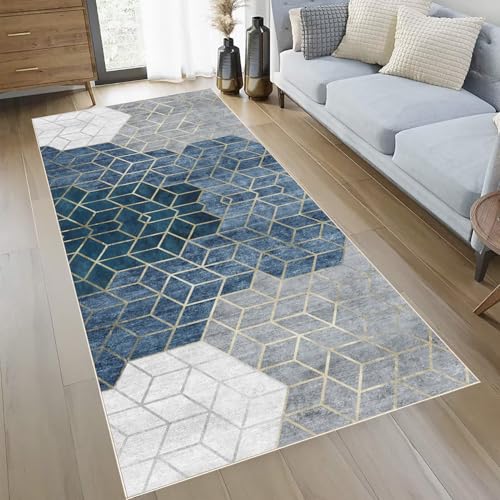 Teppich Läufer Flur Teppichläufer Küchenläufer Küche Teppiche rutschfest Waschbar Bettvorleger für Flur Waschküche, 70 x 200 cm Läufer Teppich Teppich für Schlafzimmer, Küche, Flur, Esszimmer von YosetomhLvey