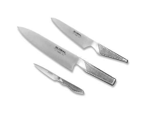 Global G-2338 Messerset 3 teilig, G-2, GS-3 und GS-38 von Yoshikin