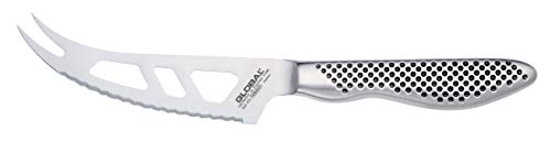 Global Knives GS-95 Käsemesser, gewellt, mit 10,5 cm Klinge, Cromova 18 Edelstahl von Global