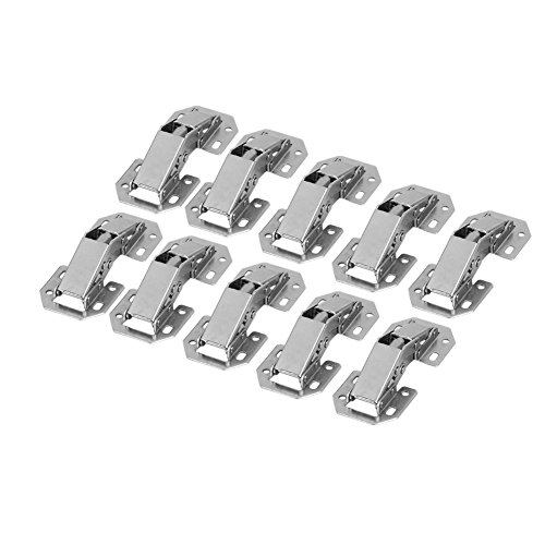 10 Stück/Set Soft Close Schranktür Scharniere, Küchenschrank Hardware Kleiderschrank Tür Möbel Ecke gefaltetes Scharnier Scharniere Türangel Türscharniere Kabinettscharnier von Yosoo Health Gear