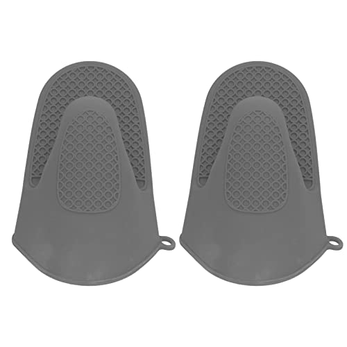 2 Stück Ofenhandschuhe, Mini-Silikon-verdickte Handschuhe, Verdickt, Hitzebeständig, Handschuhbeständig, Zum Kochen, Kneifen, Verbrühungsschutz, Topflappen für die Küche, Backen, von Yosoo Health Gear