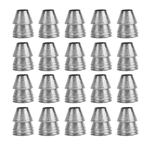 20 Stück Sicherheits-Rundgriffkeile Stahlhammergriff-Spaltkeil-Set Hammergriff-Keil-Kit für Axt-Klauenhammer-Schlitten (Durchmesser 13 mm) von Yosoo Health Gear