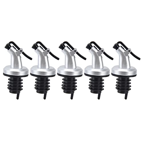 5er-Pack Flaschenverschluss-Spender für Olivenöl und Essig mit Auslaufsicheren Ausgießern – Öl-, Essig-, Salat- und Weinspender mit Auslaufsicherer Düse und Likörausgießer 5er-Pack Flaschenverschluss-Spender für Olivenöl und Essig mit Auslaufsicheren Ausgießern – Öl-, Essig-, Salat- und Weinspender mit Auslaufsicherer Düse und Likörausgießer von Yosoo Health Gear