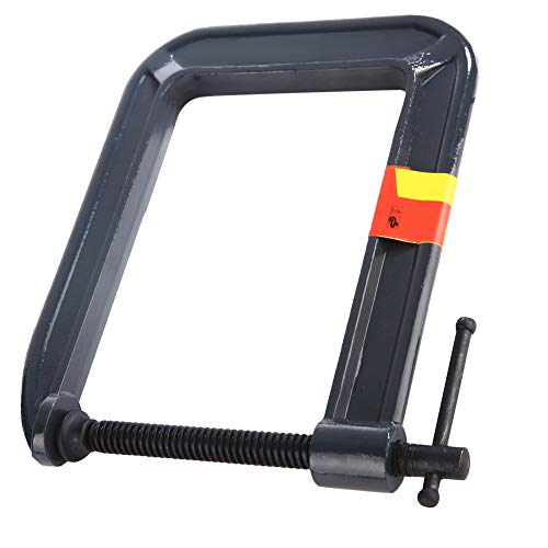 C-Klemme, Robuste G-Typ-Holzbearbeitung, Tiefe C-Klemmen, Heimwerker-Zimmerei-Klemmvorrichtung, Vielseitige Klemme für die Montage von Bremsteilen (Klemmstärke 100 x Tiefe 185 mm) von Yosoo Health Gear