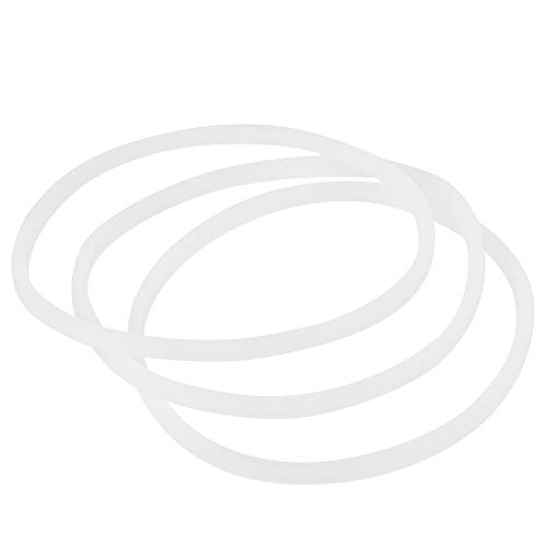 Yosoo Health Gear Dichtungsgummidichtungsring, Magic Dichtungsring Juicer Gummiring Magic Dichtungsring Weißer O-Ring Ersatzteile für Flat/Blade (3 STÜCKE) von Yosoo Health Gear