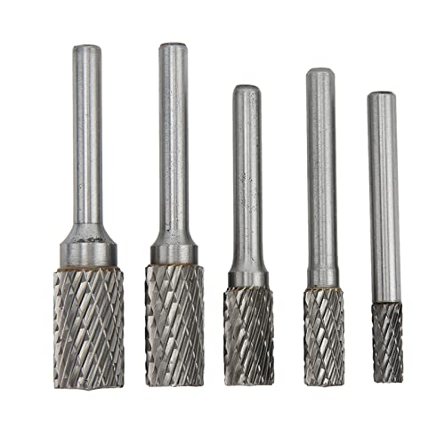 Doppelschnitt-Hartmetallfräser-Rotationsfeilen-Set, 6-mm-Schaft, Schneidgratfeile für Metall- und Holzarbeiten, Bohren, Schnitzen, Polieren, Gravieren, Metallarbeiten, von Yosoo Health Gear