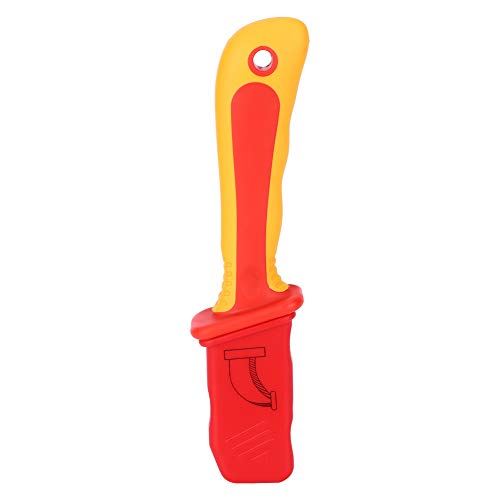 Elektriker Werkzeugmesser Kabelmesser Abisolierwerkzeug Isolations Messer IEC60900 1000V Antimagnetischer Schnellabisolier Kabelabstreifer Drahtabisolierwerkzeug mit Kappe Isolationsmesser von Yosoo Health Gear