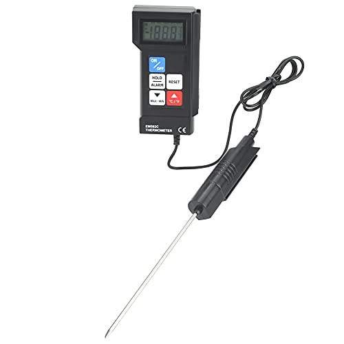 Elektronisches Thermometer, Digitales Thermometer, EM502C Professionelles Digitales Elektronisches Thermometer, Lebensmittelthermometer mit Sonde von Yosoo Health Gear