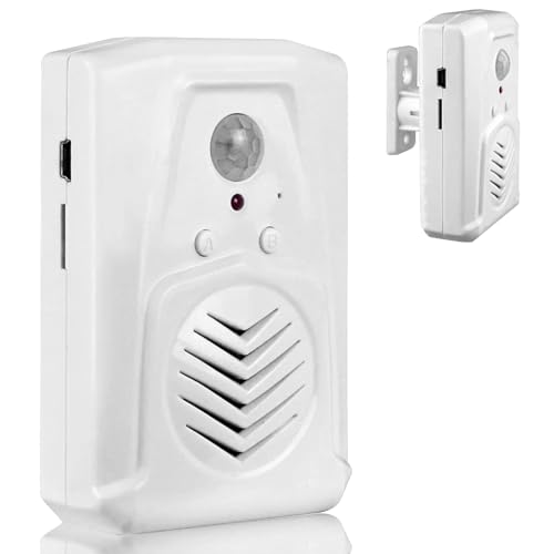 IR-Bewegungssensor-Türklingel, PIR-Infrarot-MP3-Audio-Player-Türklingel, Angetriebener Bewegungssensor, Aktivierter Alarm für die Eingangstür von Yosoo Health Gear