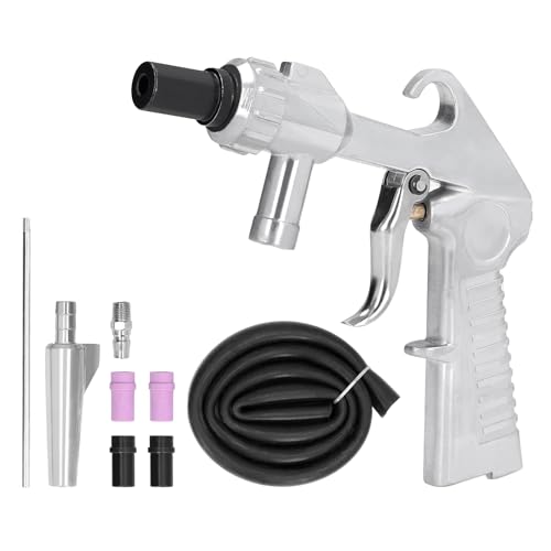 Luft-Sandstrahl-Set, Sandstrahlpistole, Sandstrahl-Sandstrahlmaschine, Rostentfernung, Abrasive Sandstrahlpistole Zum Oberflächenpolieren von Yosoo Health Gear