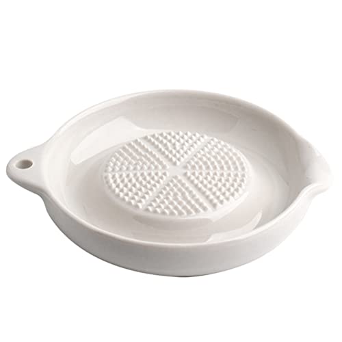 Reibeplatte aus Porzellan von Advanced Ceramics für Ingwer, Knoblauch, Zwiebeln, Käse, Zitrone, Schokolade, Gemüse und Obst in der Küche, Weiß (Schleifer) von Yosoo Health Gear