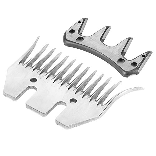 Schermesser für Schafe, Hochfestes Edelstahl-Schermesser mit Schwenkklinge, Ziegenschermesser, Ersatz für Schermesser(13 Tooth Curved Blade (+ Swing Blade)) von Yosoo Health Gear