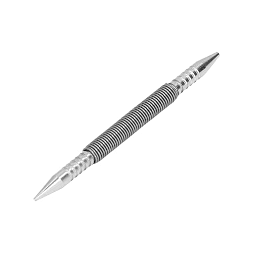 Spring Nail Puncher, Center Puncher Spring Nail Punch Double Head Small Exquisite Center Spring Nail Punch Tool Spring Nail Puncher, Center Puncher Spring Nail Punch Double Head Small Exquisite Center Spring Nail Punch Tool von Yosoo Health Gear