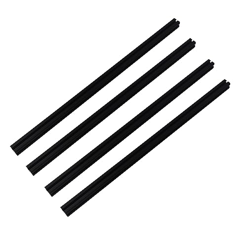 T-Nut Aluminium-Extrusionsprofil, 4 Stück Aluminium Extrusionsprofil 4040 T-Nut Europäischer Standard eloxierte Linearschiene 3D-Druckerteil CNC DIY 39,4 Zoll 1000 mm von Yosoo Health Gear