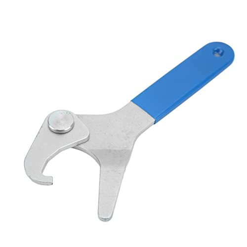 Yosoo Health Gear Verstellbarer Stoßdämpferschlüssel, Motorrad-Stoßdämpferschlüssel, Motorrad-Stoßdämpferschlüssel, Verstellbare Hakenbacke, Rutschfest, für 35-mm-75-mm-Federringe von Yosoo Health Gear