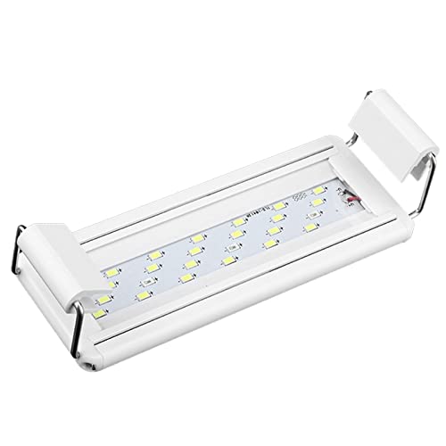 Yosoo Health Gear Aquarium Fisch Licht, Aquarium Licht, LED Aquarium Lampe, SlimLED Aquarium Licht, Clip on Aquarium Mini LED Licht Aquarium Lampe EU Stecker 220V für Haushaltsaquarium von Yosoo Health Gear