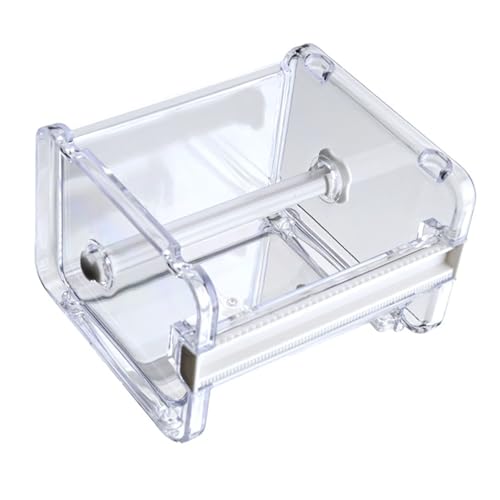 Yosoo Health Gear Bandhalterschneider Einfacher Mini -Mehrzweck -Veranstalter Desktop Office Stationery Stationerie Transparent Sichtbares Washi -Verpackungsspender Roll DIY Aufkleber Speicher von Yosoo Health Gear
