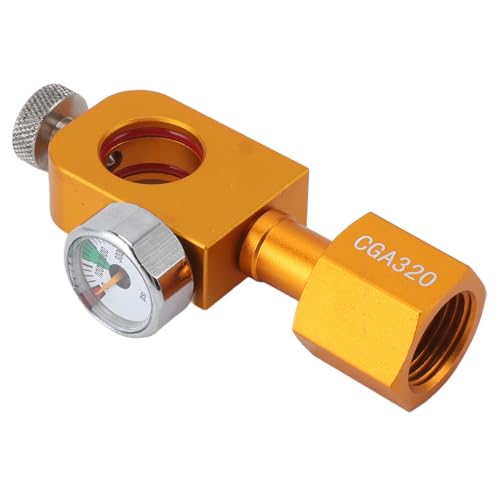 Yosoo Health Gear CO2 -Nachfülladapter mit Druckmesser für Soda Maker Quick Fill Kit Kompatibel mit Duo Terra Art Carbonator CO2 Zylinder Effiziente Soda -Nachfüllzubehör für Kohlenstoffsysteme von Yosoo Health Gear