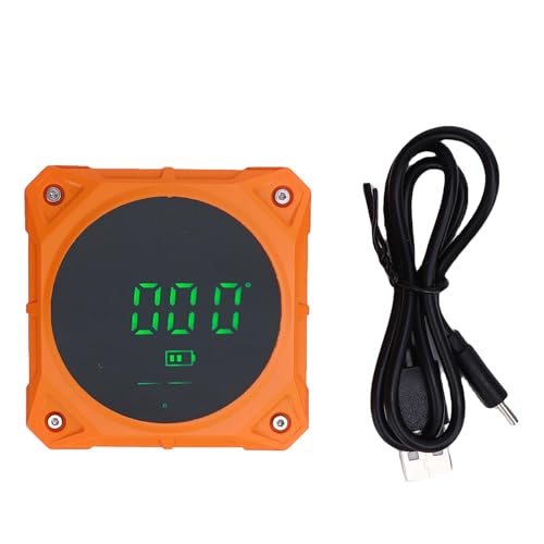 Yosoo Health Gear Digitalwinkelmesser Multifunktionales 4 -Seiten -Magneter -LCD -LCD -Display -Finder -Werkzeug -Protermesser -Holzbearbeitungstools mit Magnet für die Konstruktion und von Yosoo Health Gear