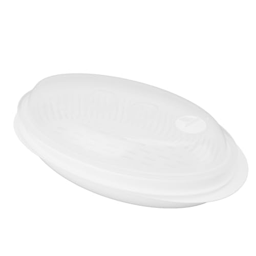 Yosoo Health Gear Gemüse Dampf Behälter Fisch Dampf Platte Mikrowellen Sicher PP Material Beständige Stoffe Bis zu 120 °C mit Entrost Löchern Zum Dämpfen von Fisch Gemüse Knödel Brötchen Yosoo Health Gear Gemüse Dampf Behälter Fisch Dampf Platte Mikrowellen Sicher PP Material Beständige Stoffe Bis zu 120 °C mit Entrost Löchern Zum Dämpfen von Fisch Gemüse Knödel Brötchen von Yosoo Health Gear