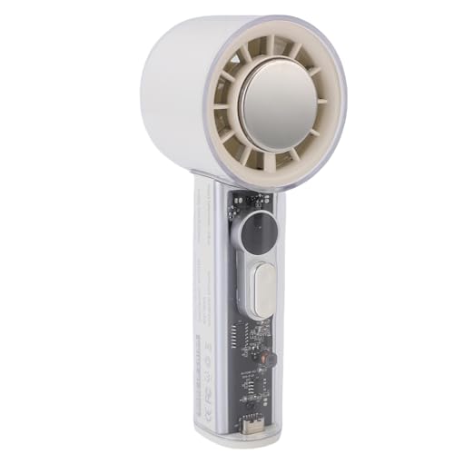 Yosoo Health Gear Handheld -Lüfter USB Wiederaufladbar Hohe Geschwindigkeit Stille Persönliche Kühlung Wind, ANC Motor, Digital Display, C -Typ Wiederaufladbar, Minisch Elektrisch für Out von Yosoo Health Gear