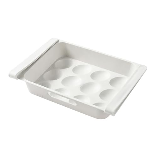 Yosoo Health Gear Klarer Plastikkühlschrank -Organisatoren und Lagerung Leicht zu Montieren, um Eierschubladenkastenschale mit Deckel, Stapelbarem Rack und Transparentem Platz mit von Yosoo Health Gear