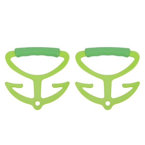 Yosoo Health Gear Lebensmittelbeutelträgergriff, Schwere, Komfortable Grifftransporte und Jeweils Bis zu 80 Pfund Haltbarer Einkaufsregalgriff ABS TPR -Plastikhalter Zum Tragen von Taschen Eimer von Yosoo Health Gear