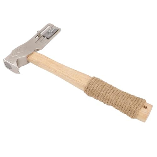 Yosoo Health Gear Magnetisches Überdachung Hammer Beil, 17 Unzen Multifunktion Werkzeug mit Holzgriff für Schnelle Installation von Nagel-und Filz Kappe, Kohlenstoffs Tahl Schindel Axt von Yosoo Health Gear