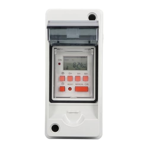 Yosoo Health Gear Programmierbarer Timerschalter, 7 -Tage 28 -Ein -Aus -Off -Zeitpläne Programmierbarer Digitaler Timerschalter mit LCD Display DIN Rail Yosoo Health Gear Programmierbarer Timerschalter, 7 -Tage 28 -Ein -Aus -Off -Zeitpläne Programmierbarer Digitaler Timerschalter mit LCD Display DIN Rail von Yosoo Health Gear