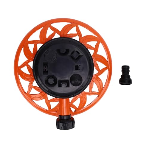 Yosoo Health Gear Rasensprinkler mit Metall Dekorativer Basis 8 Muster Stationäres Wasser auf Muster Turm Automatische Sprinkler für Garten Kleine und Große Rasenflächen, Gartenwässerungen, (EU -Stil) von Yosoo Health Gear