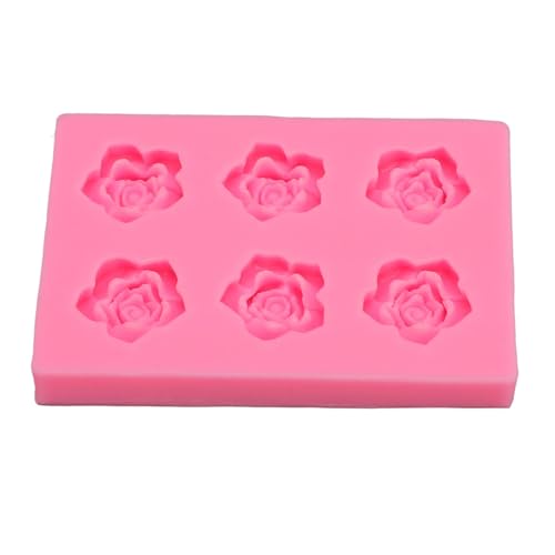 Yosoo Health Gear Rosenform Silikonschale Rosenform Form Süßigkeitenschalen Blütenform Backschale Nicht -Stick -Hitzefestanten für Candy Cake Chocolate mit Einfacher Modellentfernung von Yosoo Health Gear