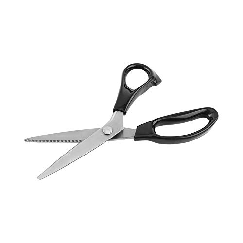 Yosoo Health Gear Zickzackschere, Zick Zack Schere, Zickzackschere Stoff, Dreieckkanten Nähschere, Pinking Shears 3 mm 4 mm 5 mm 7 mm Optional(4mm) von Yosoo Health Gear