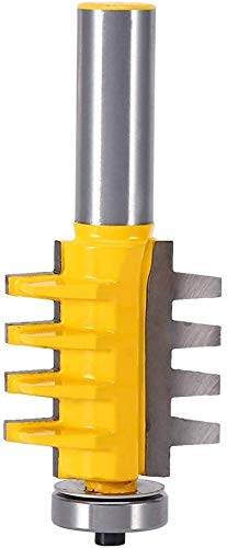 1/2'' Schaft Schiene & Stile Finger Joint Kleber Router Bit Cone Tenon Holzschneider Elektrowerkzeuge von Yosoo