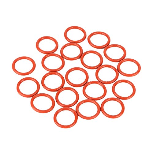 20 Stück Rohrdämpfer Silikonringe passend für 12AX7 12AU7 12AT7 12BH7 EL84 für el84 röhre vacuum tube dampers vacuum tube dampers Rohrdämpfer Röhrendämpfer Silikonringe Auto Tube Damper Auto von Yosoo