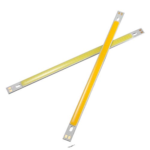 2PCS Slim COB LED Licht 10 W Streifen 12-24 V Puro/Warm Weiß 1000LM für Tischleuchte DIY Glaskolben Warmweiß von Yosoo
