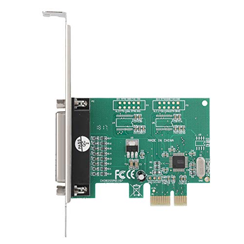 Yosoo DB25 LPT-Drucker-zu-PCI-E-Express-Kartenadapter, Druckeradapter Unterstützt Plug-and-Play, Parallelport-Übertragungsrate Bis zu 1,5 MB Pro Sekunde, Kompatible Parallelport-Karten von Yosoo