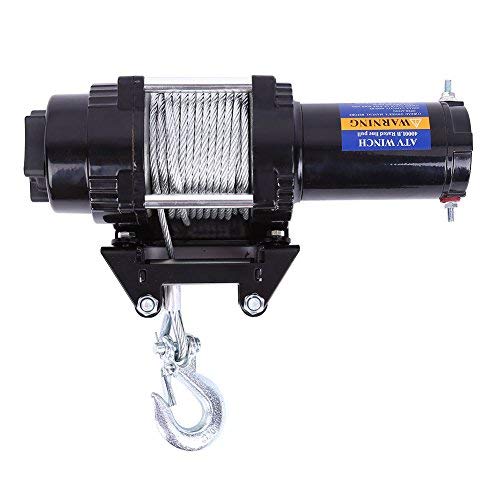 Elektrische Motorwinde 15m 4000 LBS/1818kg Seilwinde Seilzug Hebezug Seilhebezug Offroad Synthetikseil Elektrowinde 12V Funkfernbedienung Elektrische Winde Kompatibel mit ATV Elektrische Motorwinde 15m 4000 LBS/1818kg Seilwinde Seilzug Hebezug Seilhebezug Offroad Synthetikseil Elektrowinde 12V Funkfernbedienung Elektrische Winde Kompatibel mit ATV von Yosoo