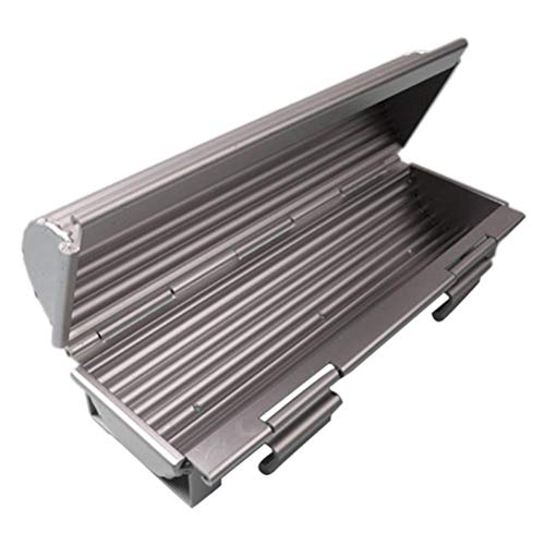 Französische Brotbackform, Zylindrische Kastenform Backform Aluminiumlegierung Brot Pfanne 305X112X85mm Antihaft-Beschichtung Oblong Toastform, für Brot, Kuchen mit (SILVER) von Yosoo