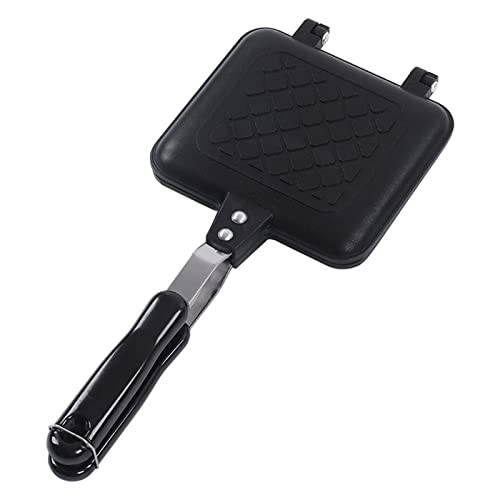 Heißer Sandwich-Maker, Antihaft-Panini-Pfanne, Sandwich-Pfanne Frühstück Doppelseitige Bratpfanne, Flacher Boden, Antihaft-Sandwich-Panini-Maker-Pfanne Heißer Sandwich-Maker, Antihaft-Panini-Pfanne, Sandwich-Pfanne Frühstück Doppelseitige Bratpfanne, Flacher Boden, Antihaft-Sandwich-Panini-Maker-Pfanne von Yosoo Health Gear