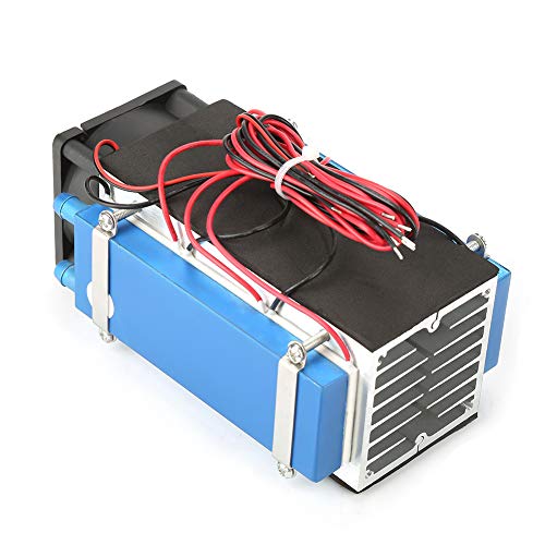 Kältegenerator Gerät Flüssigkeitslüfter, Yosoo DC 12V 4/6 Chip Halbleiter Kühlmaschine Kühler Diy Kühler Luftkühlgerät (6-polig) von Yosoo