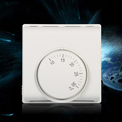 Mechanischer Temperaturregler Thermostatschalter 6A Einstellbarer Thermostat Temperaturregler, Weiß 220V 10-30 ° C Mechanischer Temperaturregler Thermostatschalter 6A Einstellbarer Thermostat Temperaturregler, Weiß 220V 10-30 ° C von Yosoo