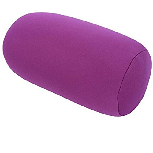 Yosoo Micro Mini-Kissen Rollkissen für Auto, Sofa, Kissen für Reisen, Büro, 29 x 16 cm (Farbe: Violett) von Yosoo