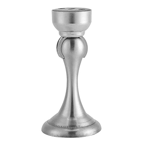 Tür Magnethalter mit den Schrauben Edelstahl Türhalter Stopper Home Office Halter Silber Farbe von Yosoo