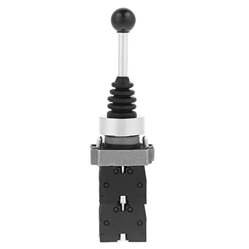XD2PA14 4NO 4-Positionen-Rast-Joystick-Schalter, Weit Verbreitet für Industrielle Steuerungen mit Gummihülsenabdeckung für Wasser-Öl-Staub-Beständigkeit von Yosoo